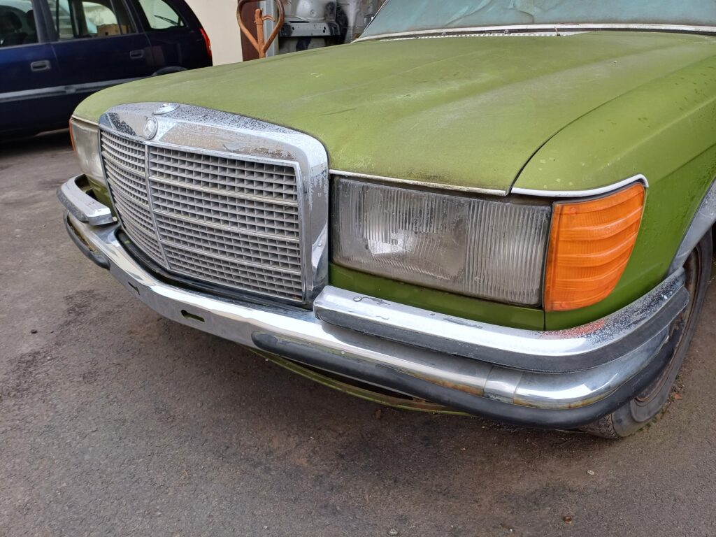 Браникот на Mercedes, некогаш и сега
